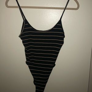 Stripped Body Suit